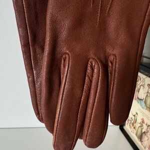 ASOS Chestnut Leather Gloves